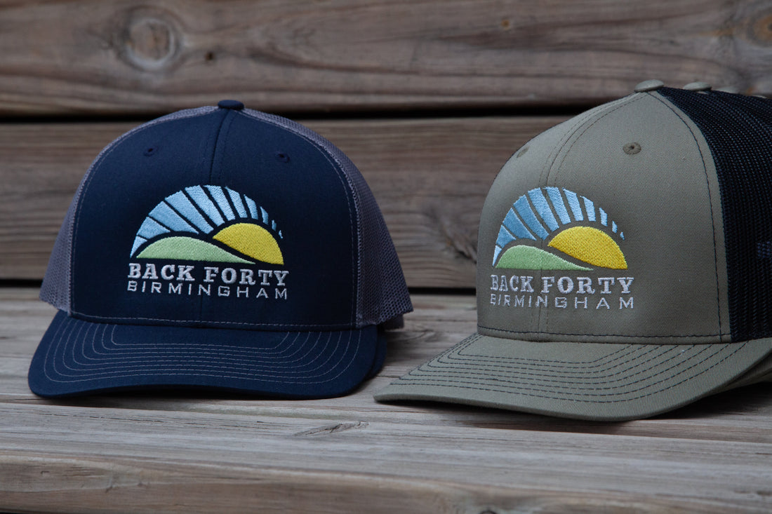 Back Forty Brewing Company Birmingham, Alabama Richardson 112 embroidered hat