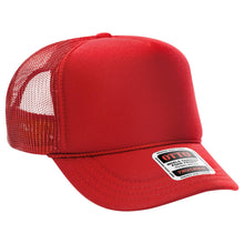 Load image into Gallery viewer, OTTO CAP 5 Panel High Crown Mesh Back Trucker Hat