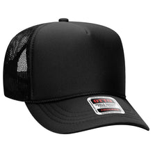 Load image into Gallery viewer, OTTO CAP 5 Panel High Crown Mesh Back Trucker Hat