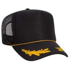 Load image into Gallery viewer, OTTO CAP 5 Panel High Crown Mesh Back Trucker Hat