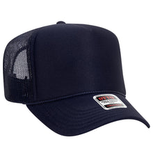 Load image into Gallery viewer, OTTO CAP 5 Panel High Crown Mesh Back Trucker Hat