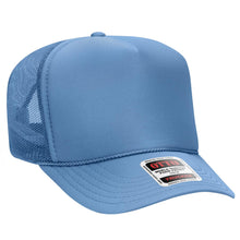 Load image into Gallery viewer, OTTO CAP 5 Panel High Crown Mesh Back Trucker Hat