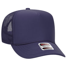 Load image into Gallery viewer, OTTO CAP 5 Panel High Crown Mesh Back Trucker Hat