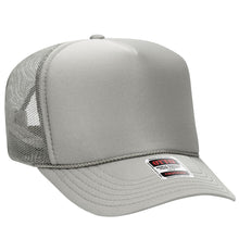 Load image into Gallery viewer, OTTO CAP 5 Panel High Crown Mesh Back Trucker Hat