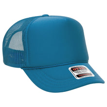 Load image into Gallery viewer, OTTO CAP 5 Panel High Crown Mesh Back Trucker Hat