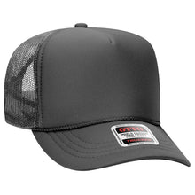 Load image into Gallery viewer, OTTO CAP 5 Panel High Crown Mesh Back Trucker Hat