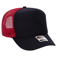 Load image into Gallery viewer, OTTO CAP 5 Panel High Crown Mesh Back Trucker Hat