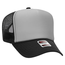 Load image into Gallery viewer, OTTO CAP 5 Panel High Crown Mesh Back Trucker Hat