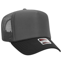 Load image into Gallery viewer, OTTO CAP 5 Panel High Crown Mesh Back Trucker Hat