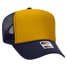 Load image into Gallery viewer, OTTO CAP 5 Panel High Crown Mesh Back Trucker Hat