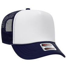 Load image into Gallery viewer, OTTO CAP 5 Panel High Crown Mesh Back Trucker Hat