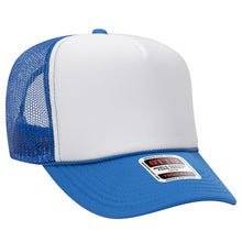 Load image into Gallery viewer, OTTO CAP 5 Panel High Crown Mesh Back Trucker Hat