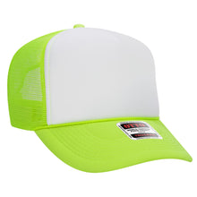 Load image into Gallery viewer, OTTO CAP 5 Panel High Crown Mesh Back Trucker Hat