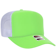 Load image into Gallery viewer, OTTO CAP 5 Panel High Crown Mesh Back Trucker Hat