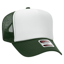 Load image into Gallery viewer, OTTO CAP 5 Panel High Crown Mesh Back Trucker Hat