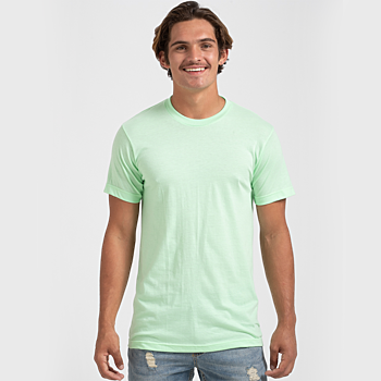 Tultex 202 - Unisex Fine Jersey Tee (Single Color + Two Side Screen Print)