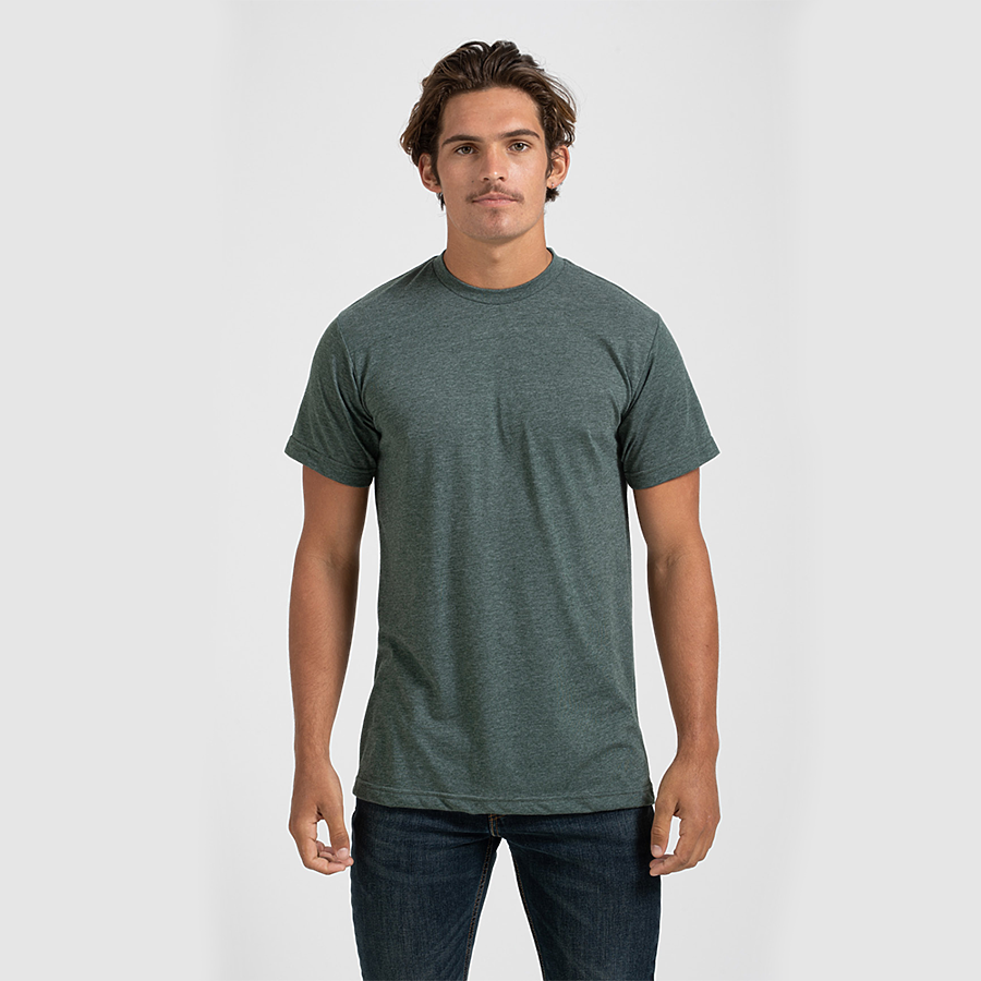 Tultex 241 - Unisex Poly-Rich Tee (Single Color + Single Side Screen Print)