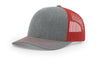 SPLIT: HEATHER GREY/RED