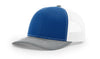 TRI-COLOR: ROYAL/WHITE/HEATHER GREY