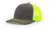 SPLIT: CHARCOAL/NEON YELLOW